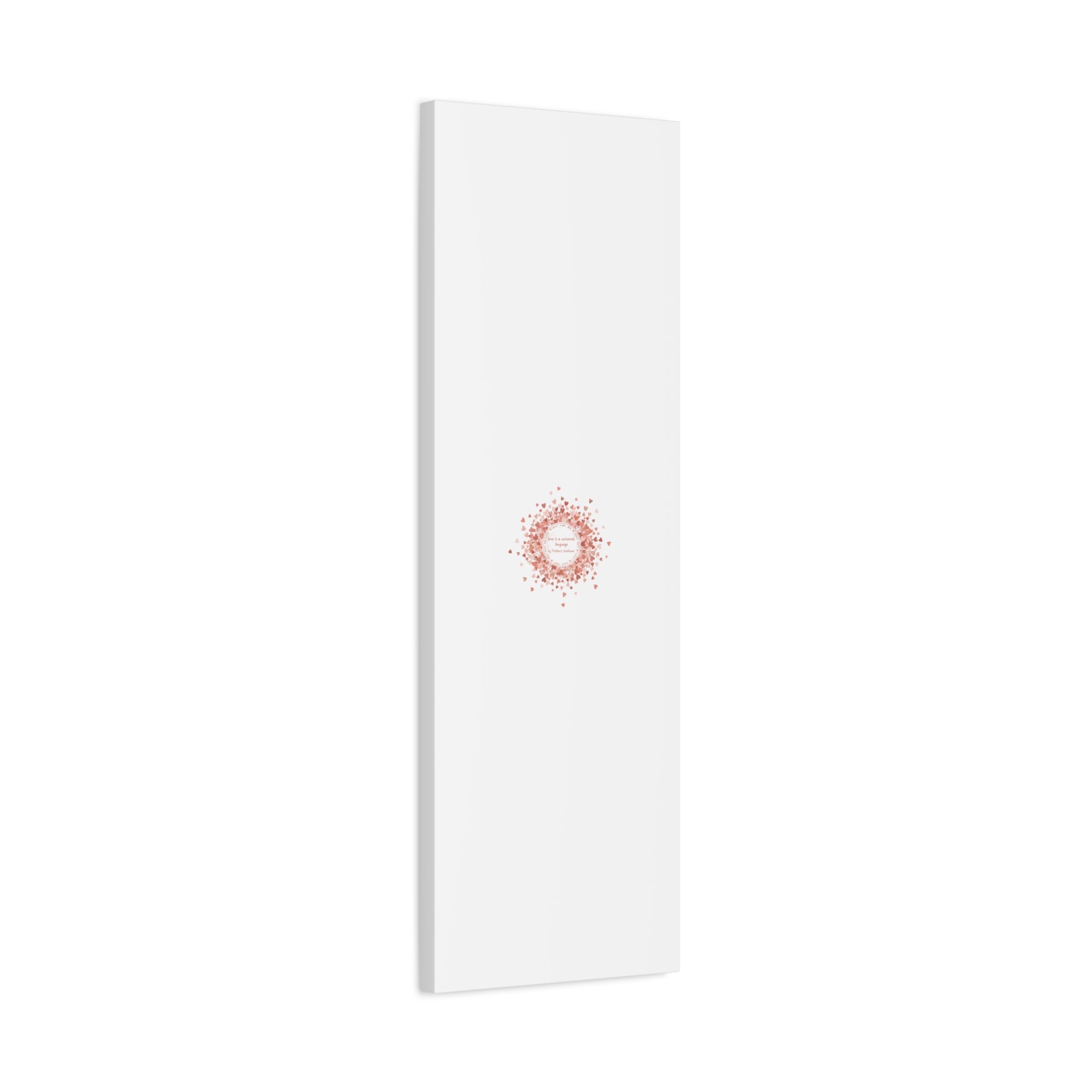 Tiny Heart Confetti Canvas | Matte Stretched Wall Art