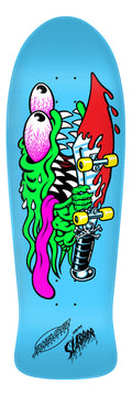 **Pre-Order** SANTA CRUZ SLASHER BLUE DIPPED 10.1" SKATEBOARD DECK