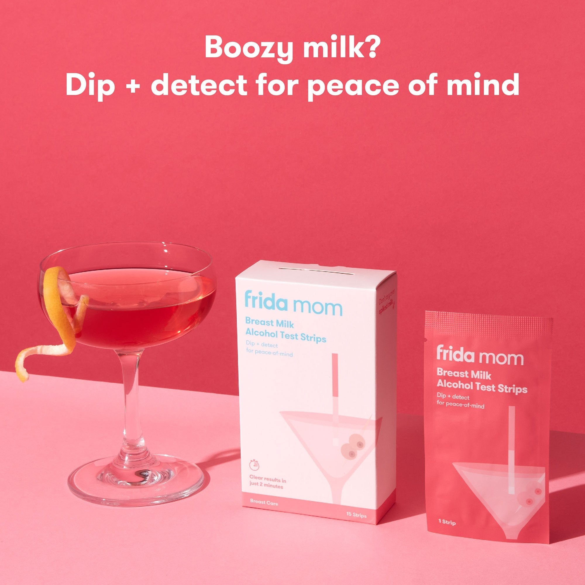 Drugs of Abuse Test Kit Frida Mom Breastmilk Alcohol Detection Test 12 Tests 100001399