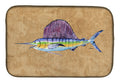 Swordfish Dish Drying Mat Absorbent Dish Drying Mat Pad for Kitchen Counter Dish Drainer Mat for Countertop, 14 x 21", Multicolor