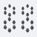 Ford Racing M12 x 1.5 Black Lug Nut - Set of 24 M-1012K-BR