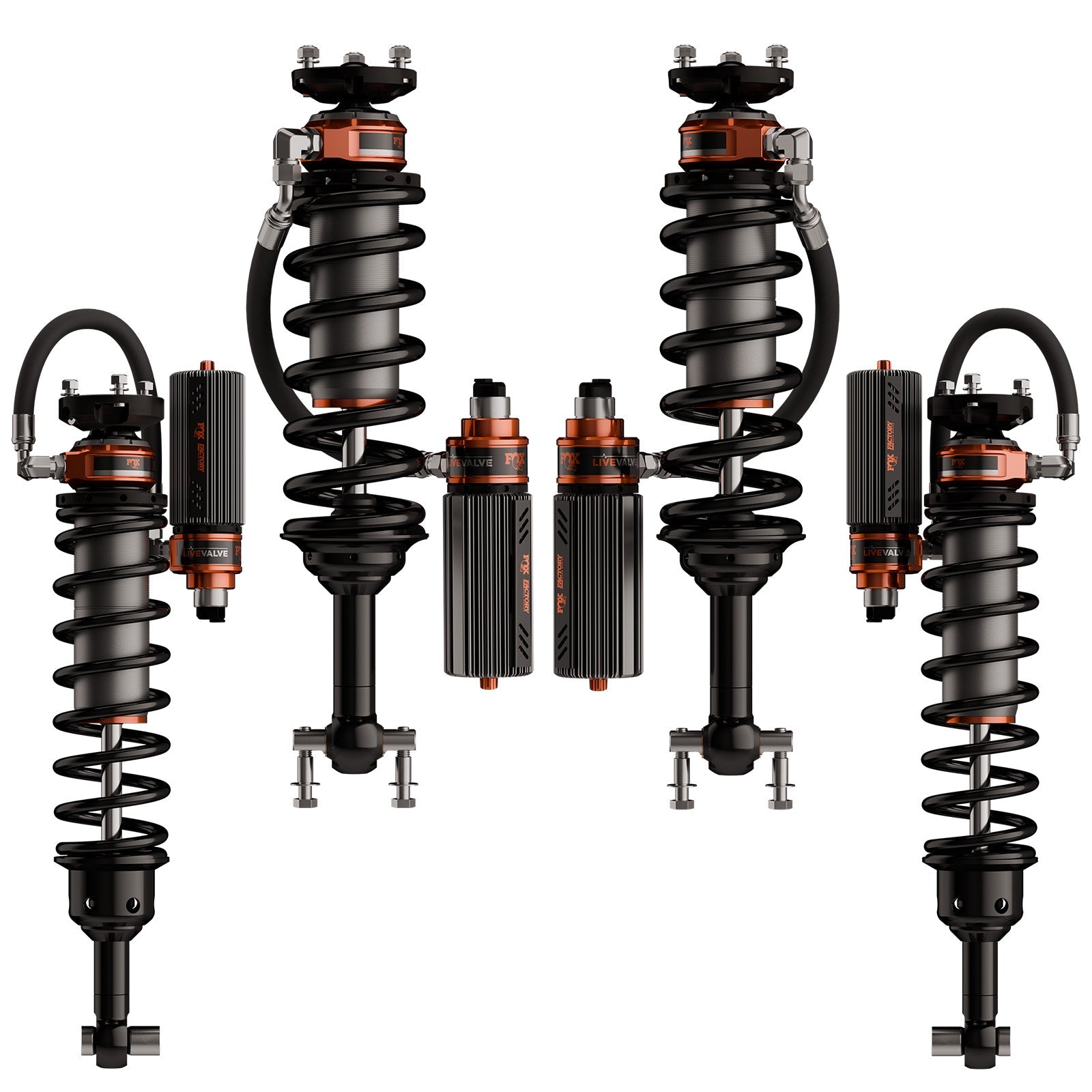 FOX FACTORY RACE 3.2 COIL-OVER RESERVOIR SHOCK (PAIR) - ADJUSTABLE