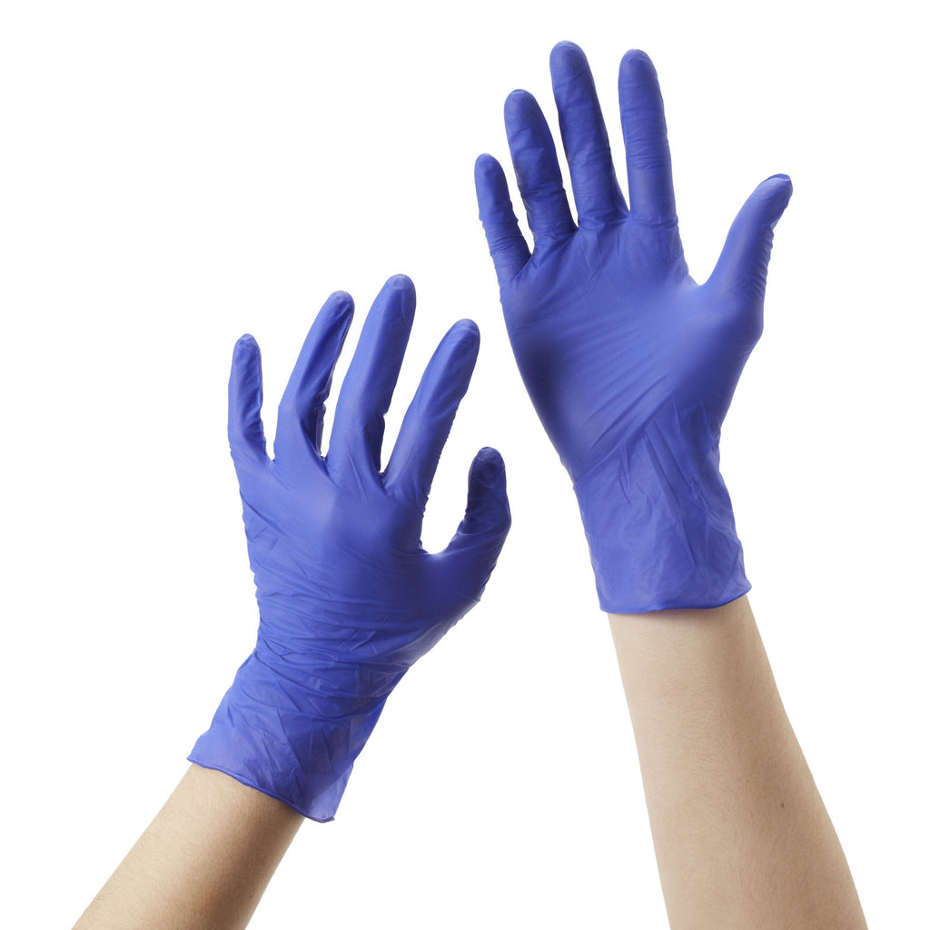 McKesson Confiderm® 4.5C Nitrile Exam Glove, Medium, Blue 14-6N34