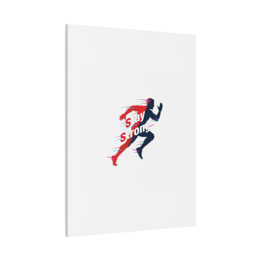 Stay Strong Runner Canvas | Fitness Motivation, Gym Wall Art