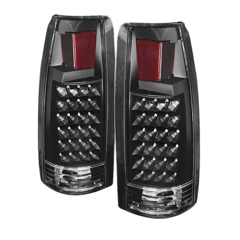 SPYDER Xtune Yukon Denali 99-00 LED Tail Lights Black ALT-JH-CCK88-LED-BK 9022449