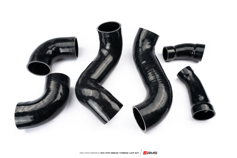 AMS Performance 09-21 Nissan GTR R35 OMEGA Turbo Kit 3in Lower Intercooler Pipes (OMEGA 11) ALP.07.14.0021-1