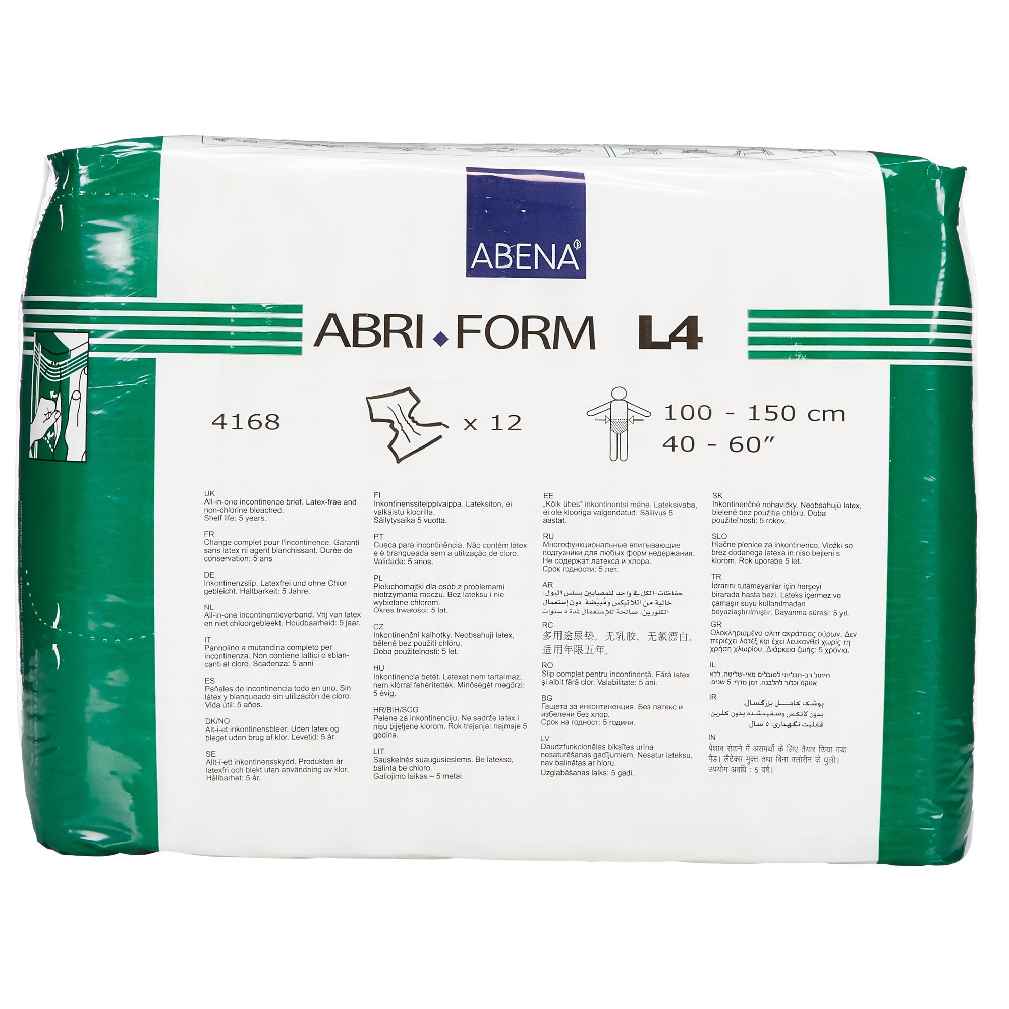Abri-Form™ Comfort L4 Incontinence Brief, Large 4168
