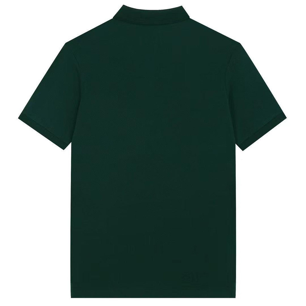 Burberry Dark Green T-Shirt With Collar