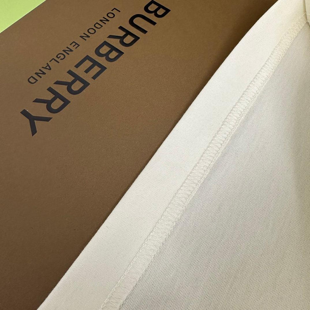 Burberry Cream T-Shirt Without Collar