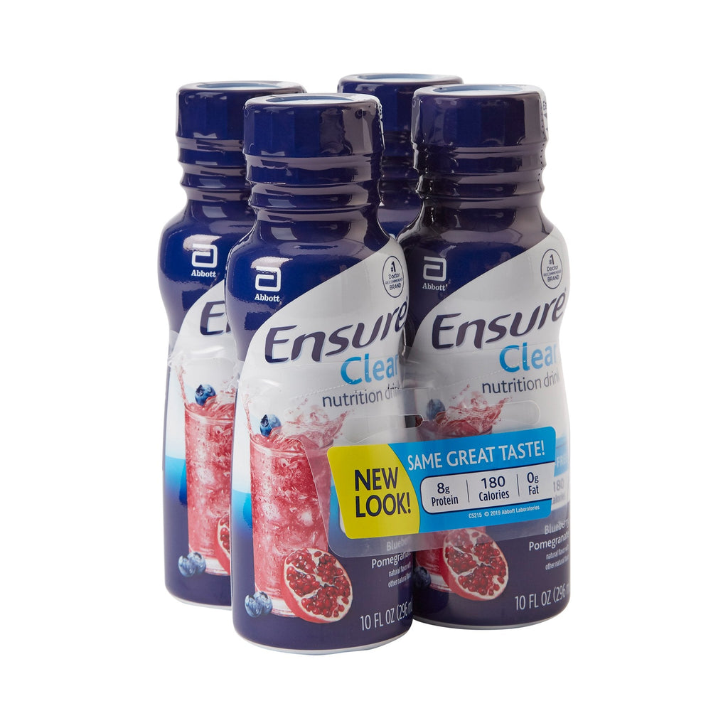 Ensure® Clear Therapeutic Nutrition, Blueberry Pomegranate, 10-ounce bottle 56500