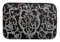 Ironwork Fence Dish Drying Mat Absorbent Dish Drying Mat Pad for Kitchen Counter Dish Drainer Mat for Countertop, 14 x 21", Multicolor