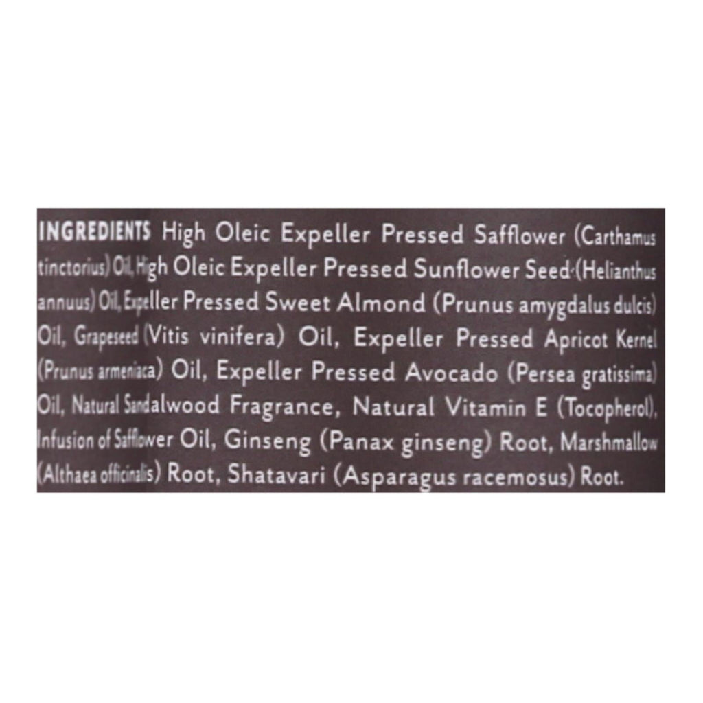 Soothing Touch Bath And Body Oil - Sandalwood - 8 Oz