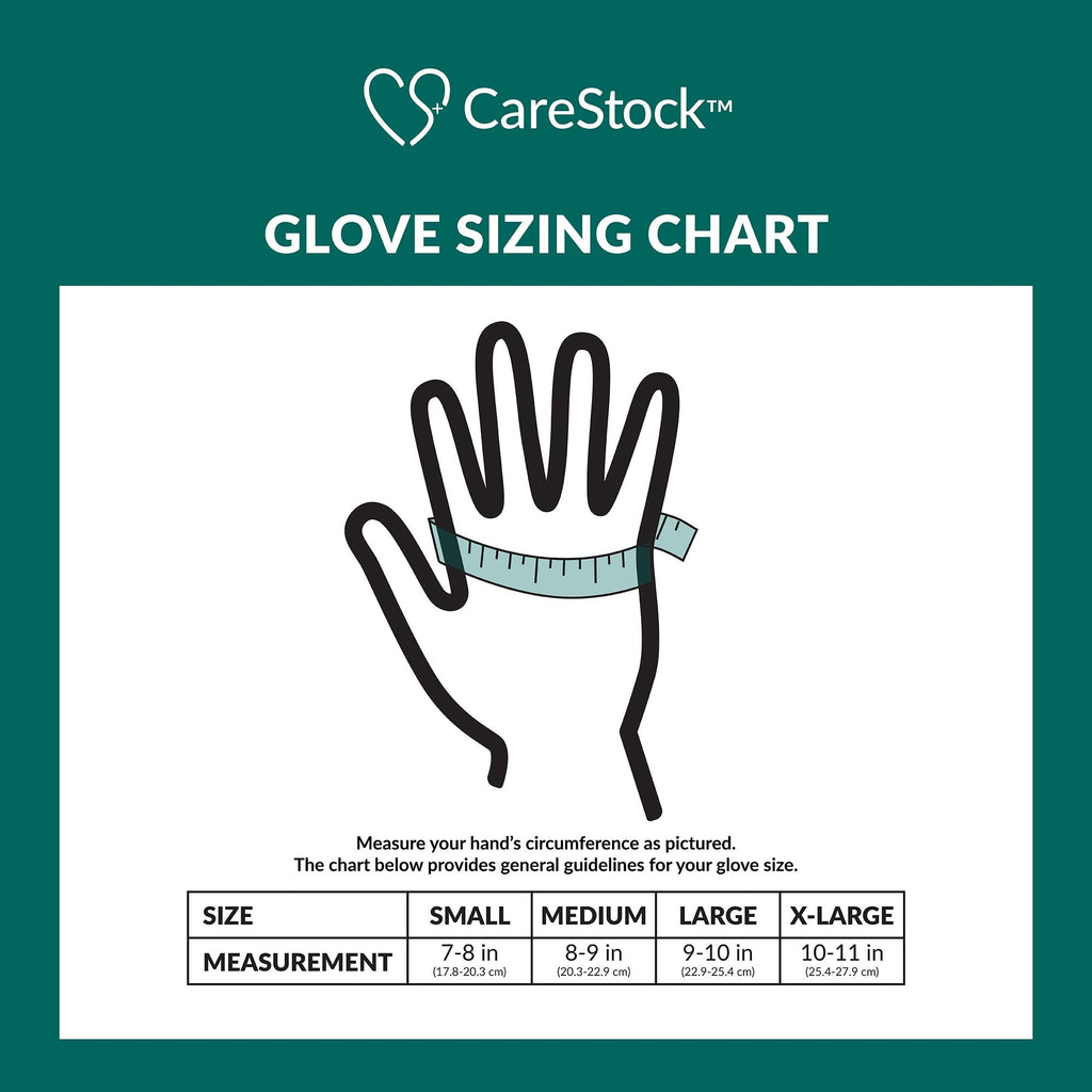 CareStock™ Vinyl Exam Glove, Medium, Ivory CS2594