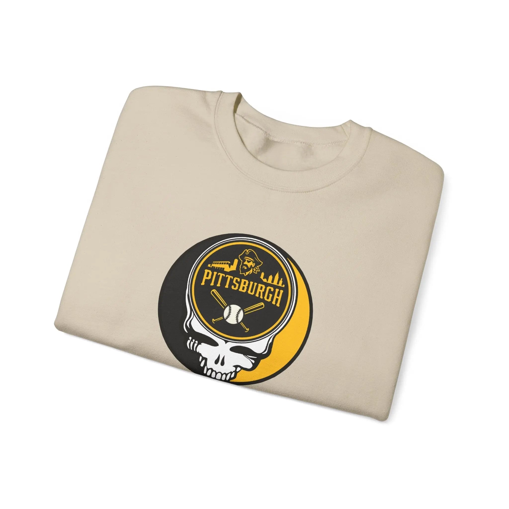 Pittsburgh Pirates Original Stealie Grateful Dead Crewneck Grateful Dead Sweatshirt
