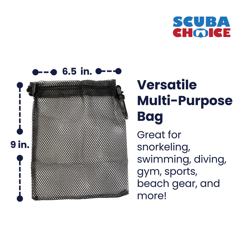 Scuba Choice Mask/ Surface Marker/ Multi Purposes Storage Mesh Bag