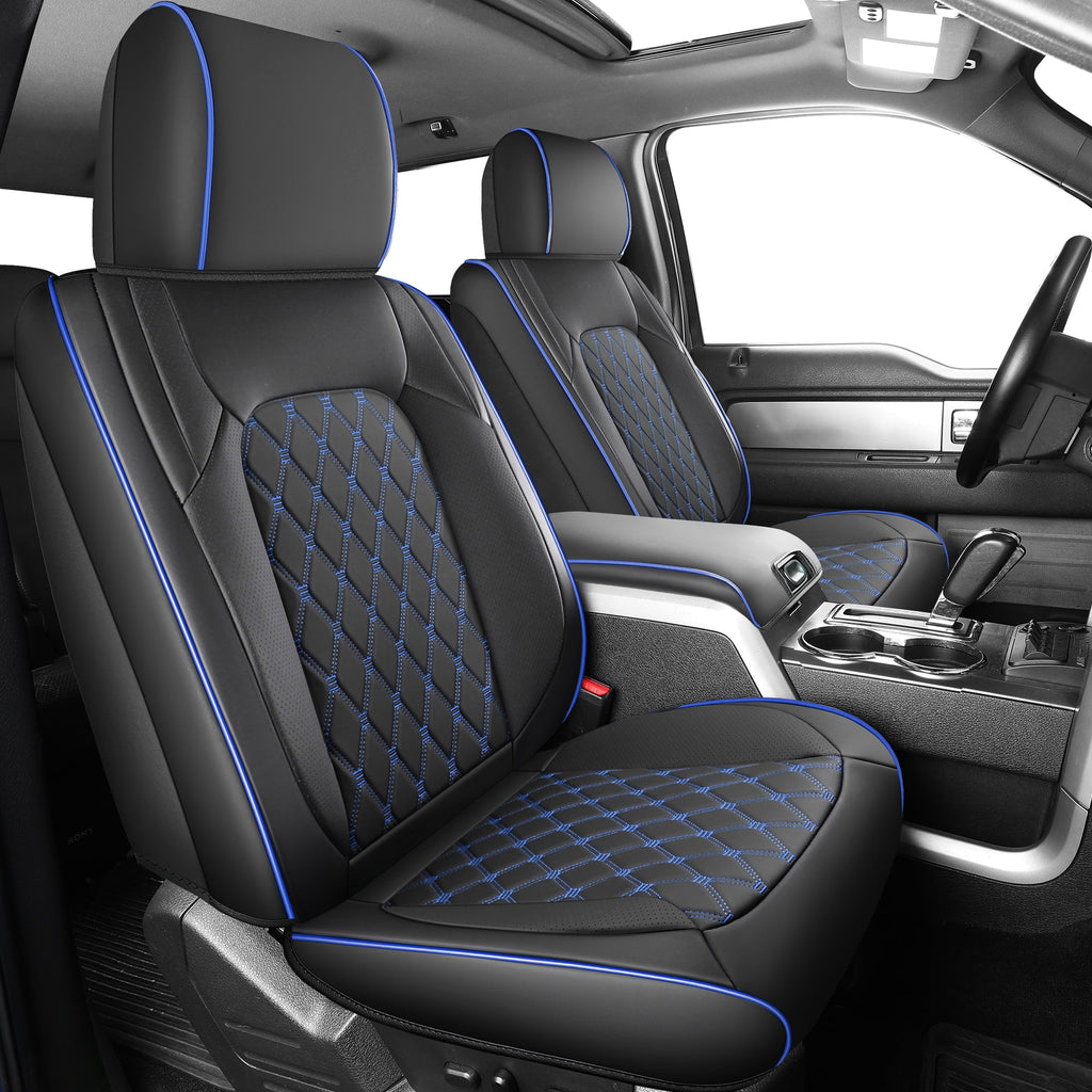 Umbrauto Truck Seat Cover Fit for Silverado and Sierra,Blue