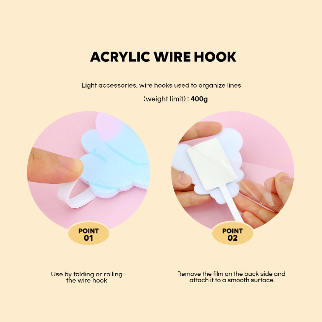 BT21 Minini Acrylic Wire Hook