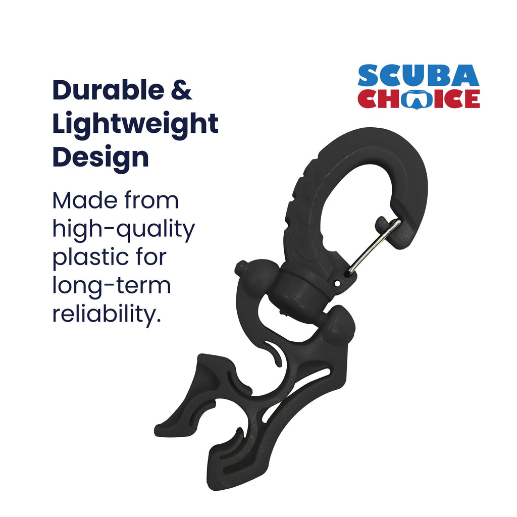 Scuba Diving Double Hose Holder with Clip