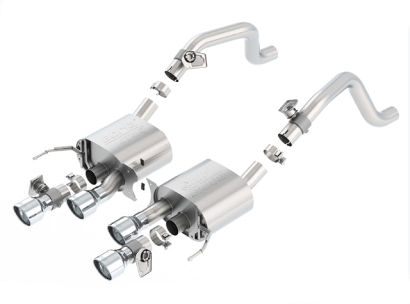 Borla 2014 Chevrolet Corvette C7 6.2L 8cyl ATAK Exhaust w/ NPP Dual Mode (rear section only) 11875