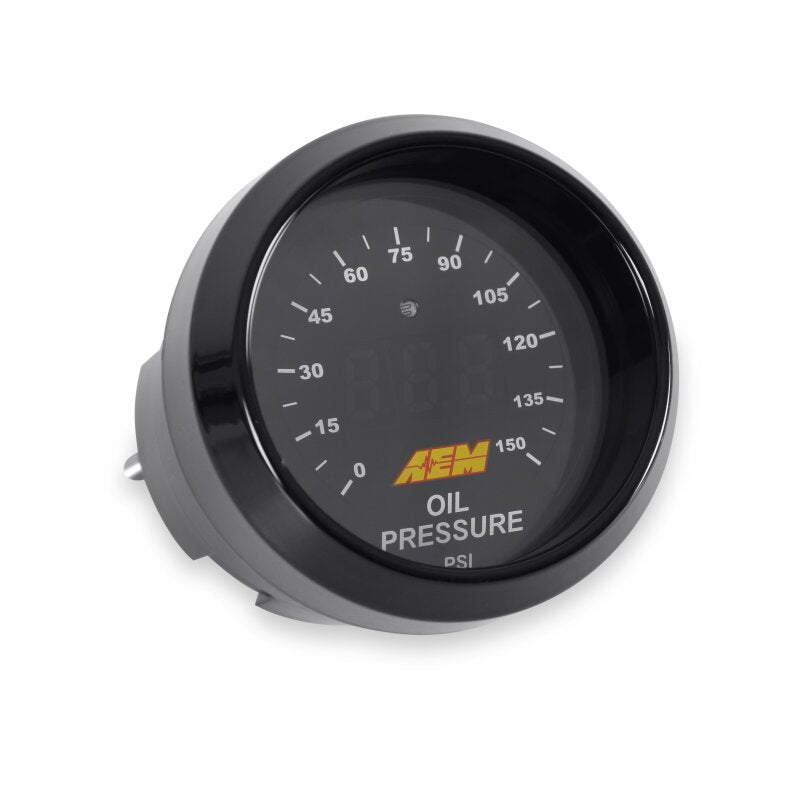 AEM Electronics 52mm Digital Oil Pressure Gauge 0-150 PSI