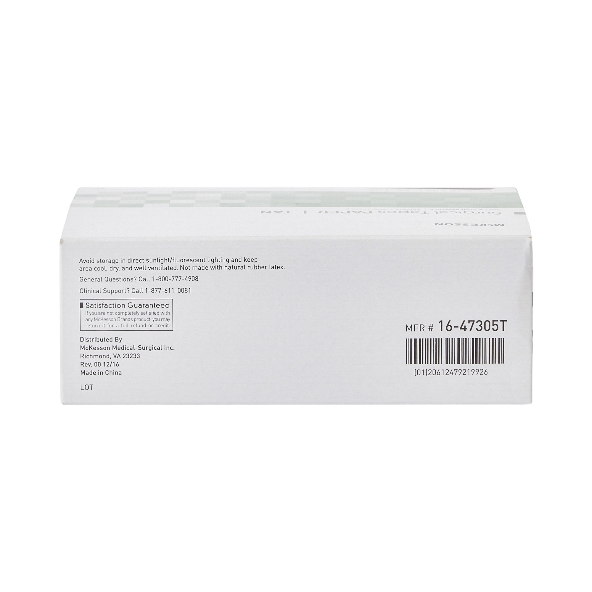 McKesson Paper Medical Tape, 1/2 Inch x 10 Yard, Tan 16-47305T