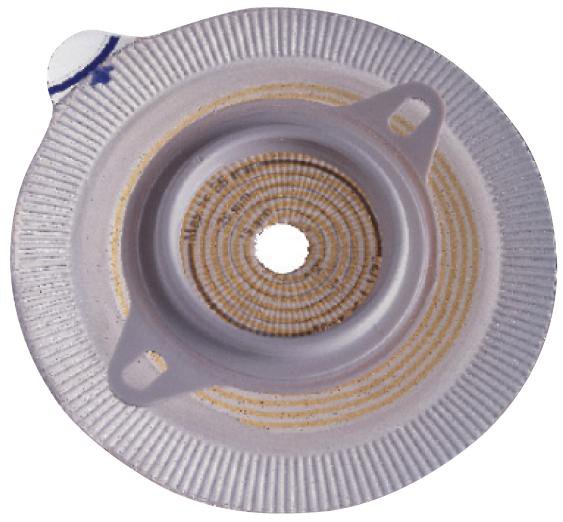 Assura® Deep Convex Ostomy Barrier, 18 mm Stoma Opening, Green Color Match 14232