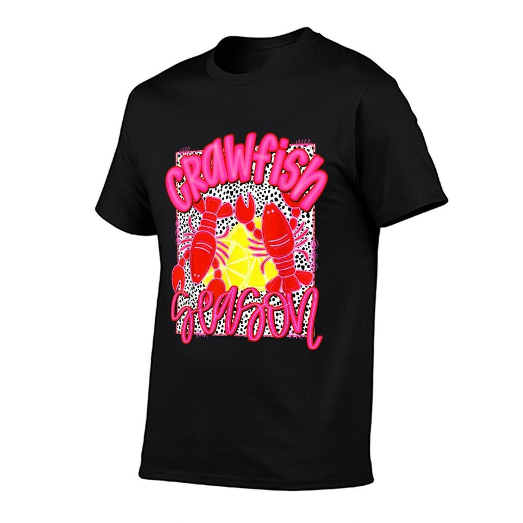 Crawfish Season Funny For Men Women Kids  Polyester Blend T-Shirt