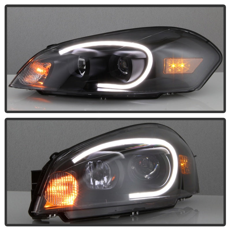 SPYDER xTune 06-13 Chevrolet Impala LED Light Bar Headlights - Black (PRO-JH-CIM06-LB-BK) 9042232