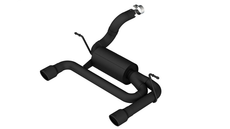Borla 2018 Jeep Wrangler JL/JLU 3.6L 2DR/4DR ATAK SS Axle Back Black Coated Exhaust w/3.5in Tips 11957CB