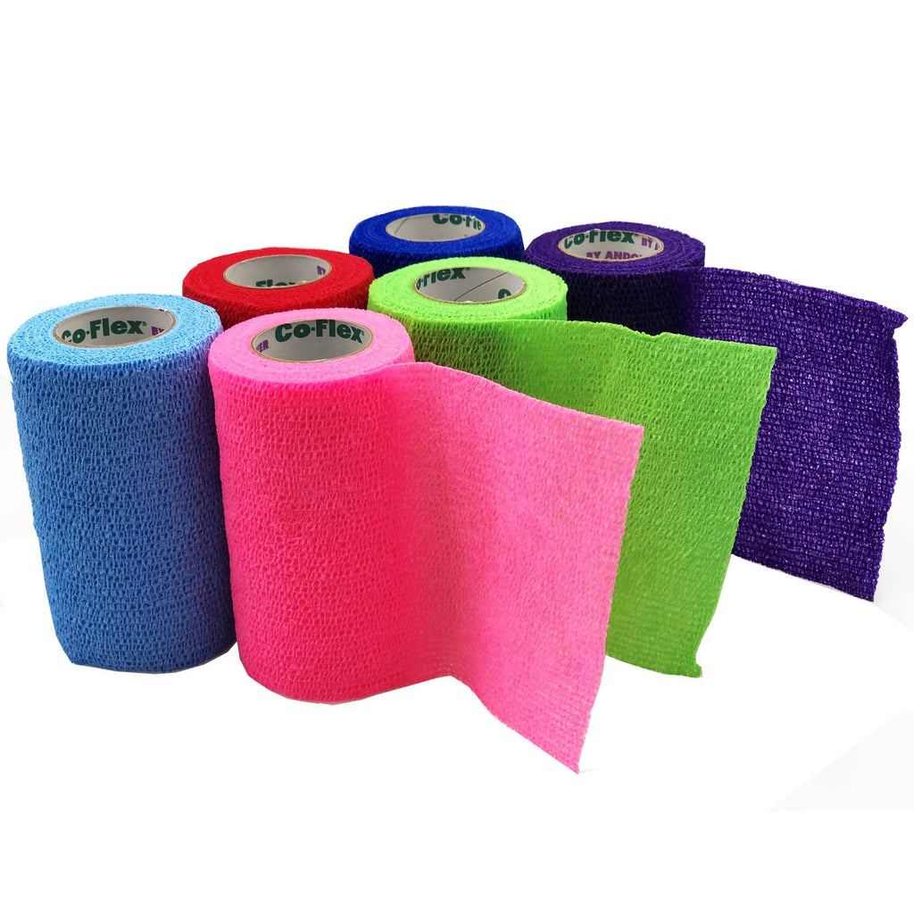 CoFlex® Self-adherent Closure Cohesive Bandage, 4 Inch x 5 Yard 3400CP-018