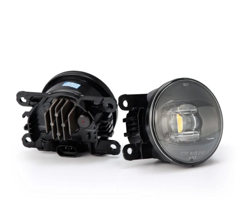 AlphaRex Universal Acura/Ford/Honda/Subaru/Nissan DoubleTap Dual Color LED Proj Fog Lights - Wt/Ambr 210002 *Discontinued