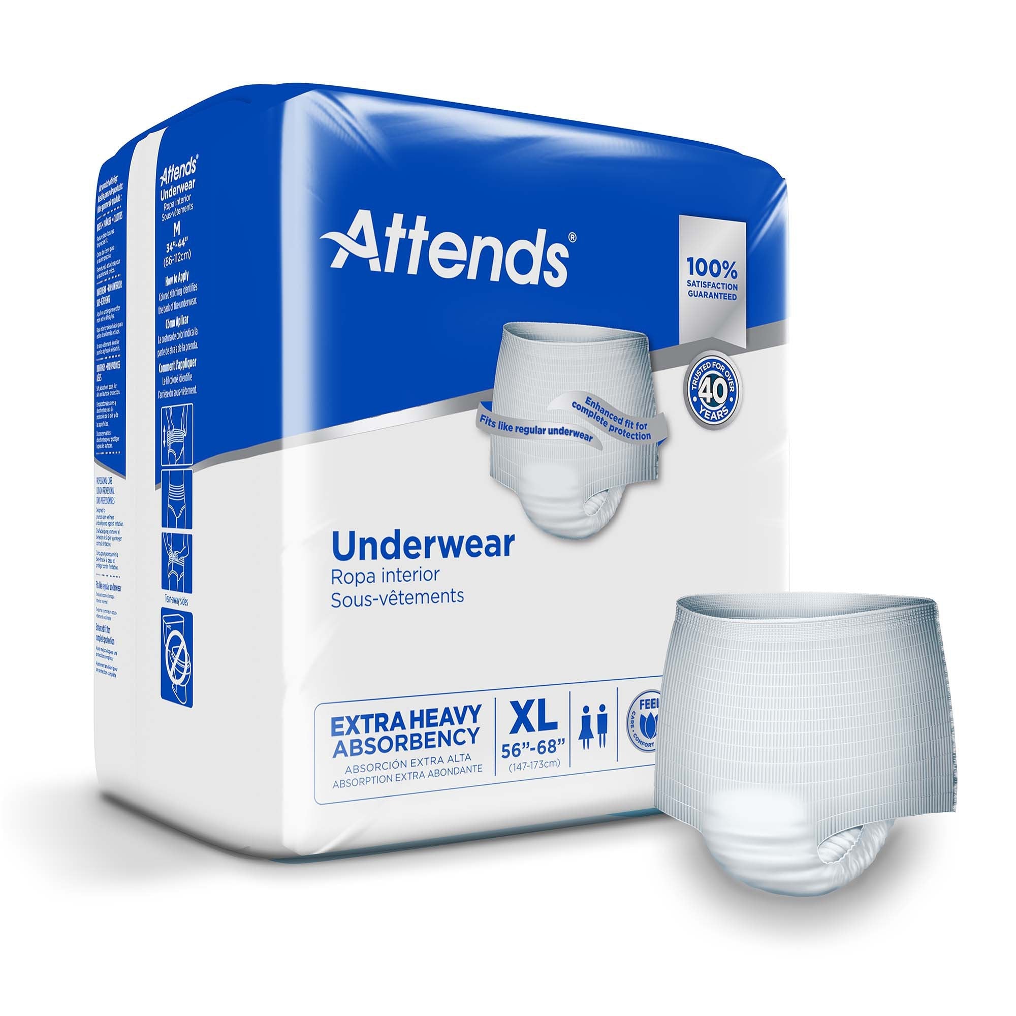 Attends® Care Moderate Absorbent Underwear, Extra Large APV40