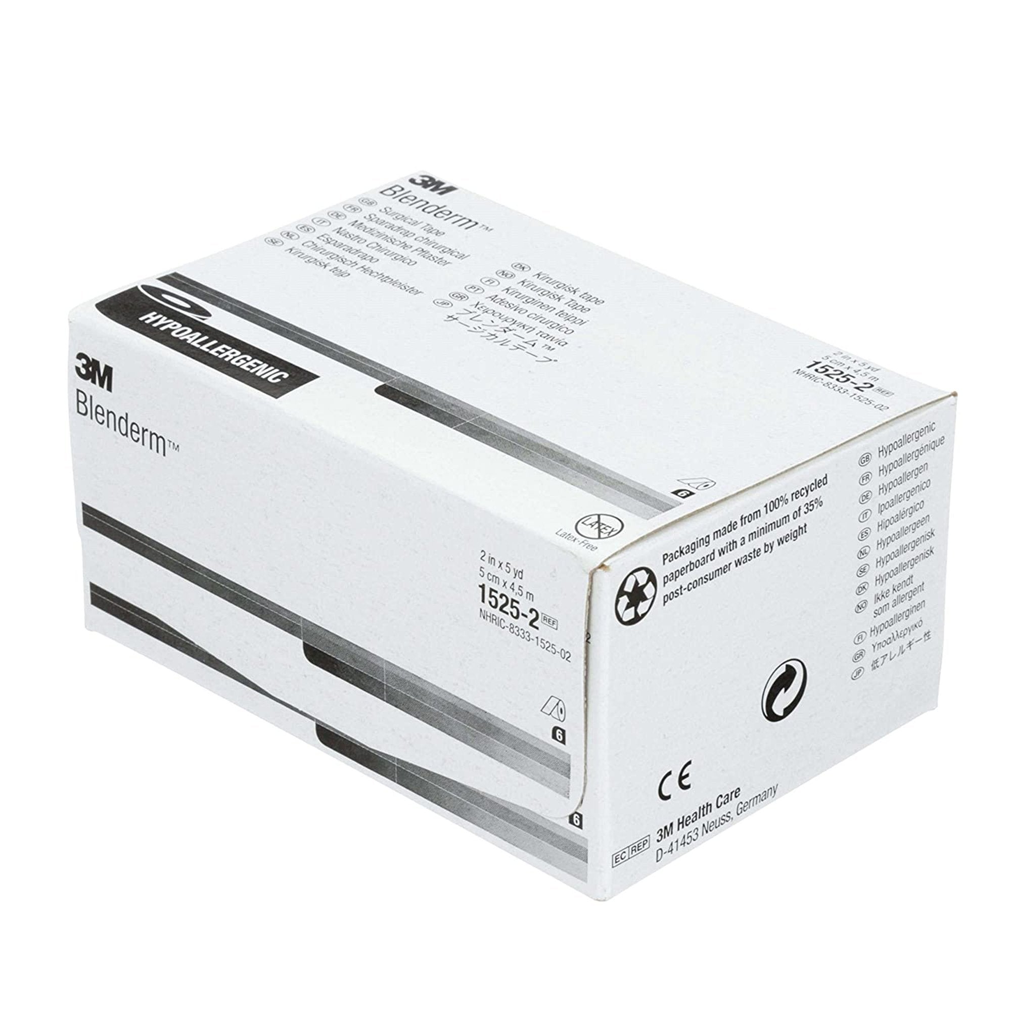 3M™ Blenderm™ Plastic Medical Tape, 2 Inch x 5 Yard, Transparent 1525-2