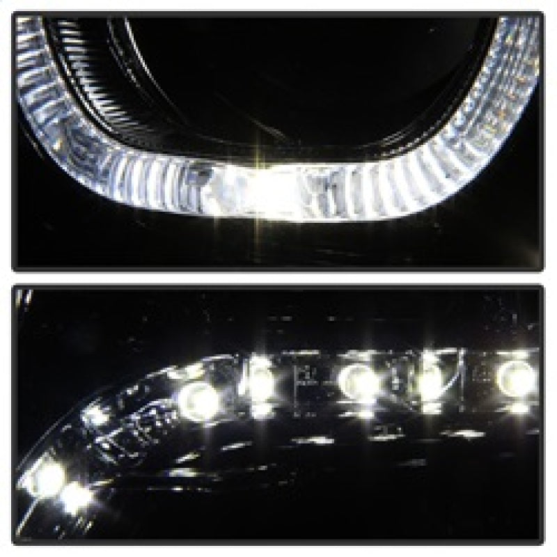 SPYDER xTune Dodge Ram 2009-2014 Halo LED Projector Headlights - Chrome PRO-JH-DR09-CFB-C 9036743