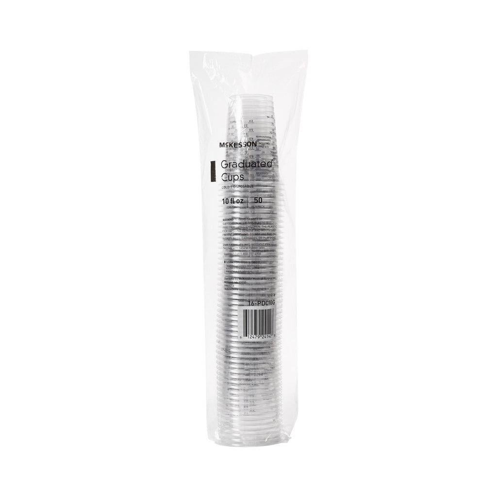 McKesson Graduated Drinking Cup, 10 oz., Clear 16-PDC10G