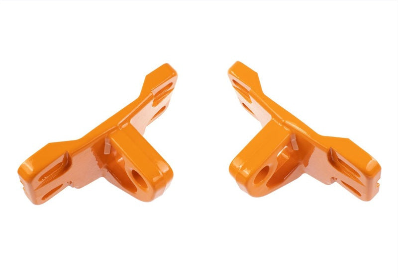 Ford Racing 2021+ Bronco Front Bumper Tow Hooks - Orange (Pair) M-18954-BO