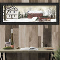 "Christmas Trees for Sale" Framed Wall Art by Billy Jacobs | Farmhouse Holiday Print — Ready to Hang, Living Room & Bedroom Decor