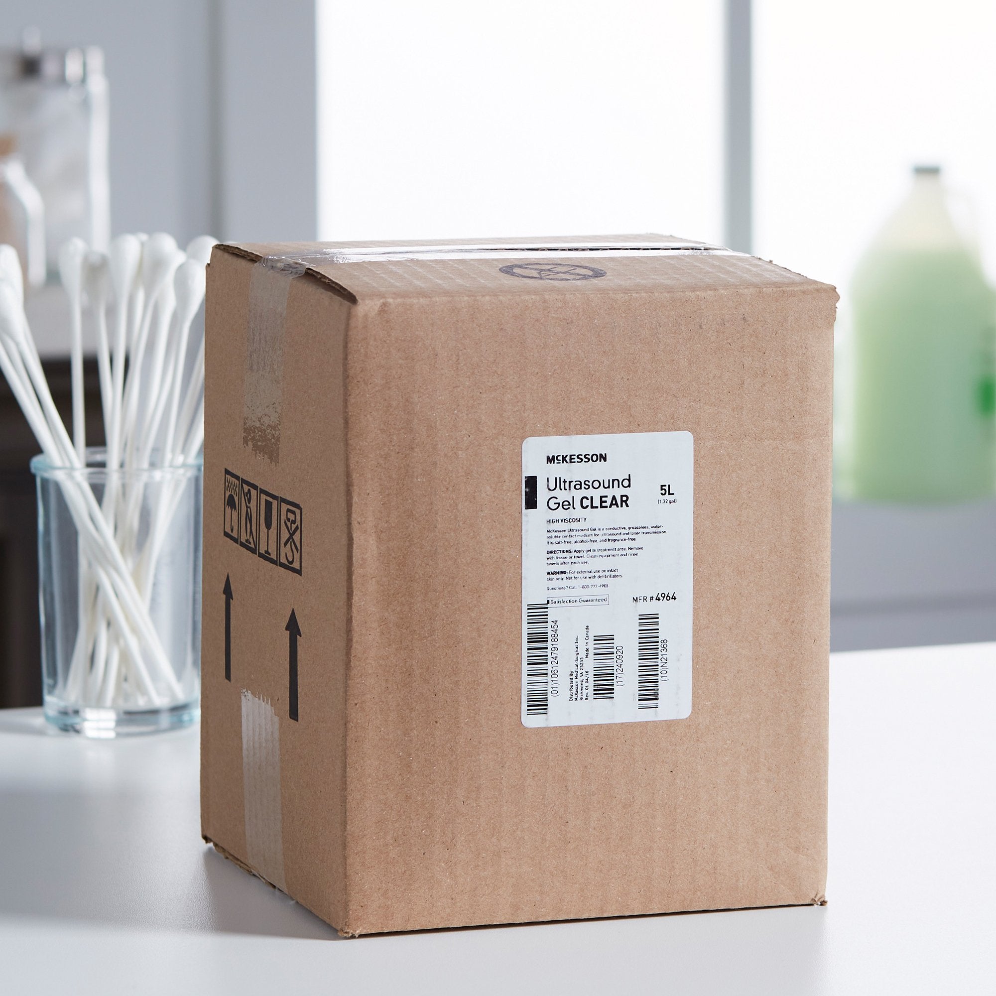 McKesson Ultrasound Gel, Clear, 5 Liter Cubitainer 4964