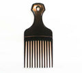 Hair Pick Cardinal Medium Black Polypropylene - 4275DP BLACK