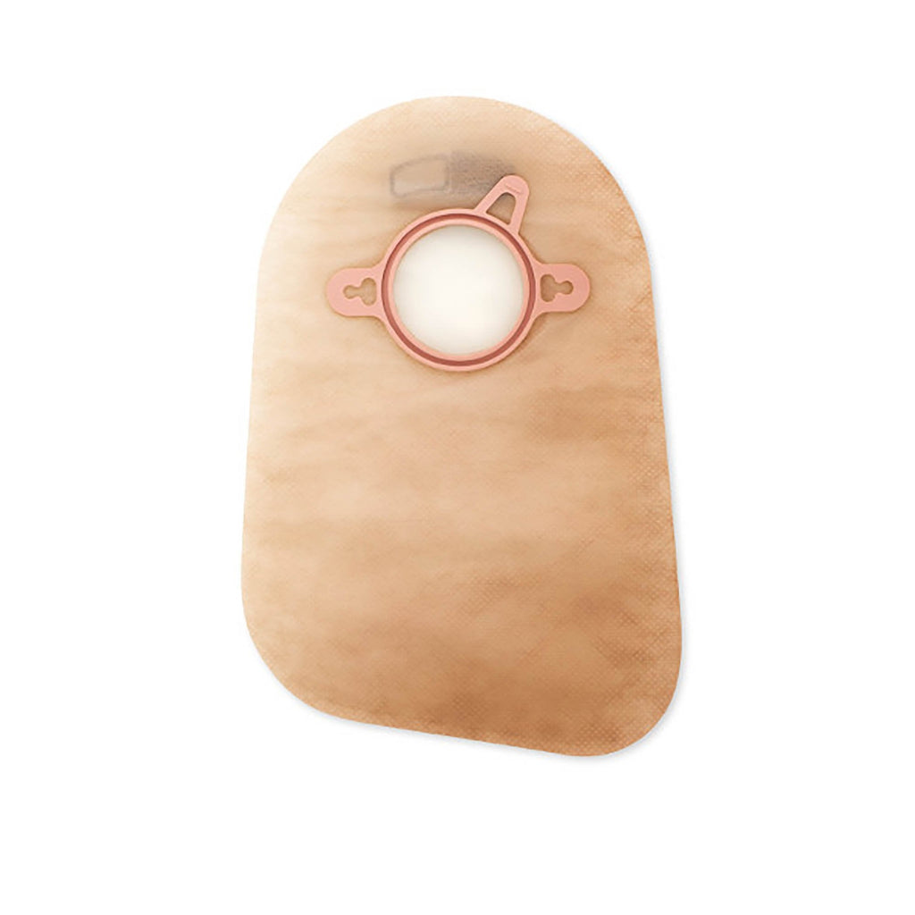 New Image™ 2-Piece Beige Ostomy Pouch, Pre-cut to Fit 57 mm Stoma, Red Match 18373