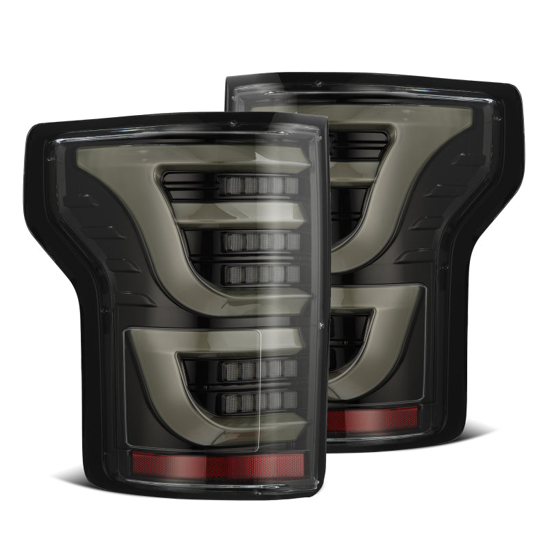 AlphaRex 15-20 Ford F150 Luxx-Series LED Tail Lights Alpha-Black 652030 *Discontinued