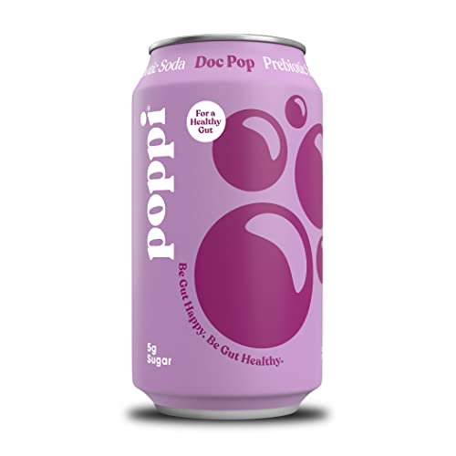 Poppi Prebiotic Soda Doc Pop, 12oz Case of 12