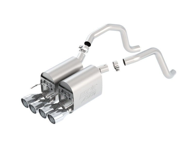 Borla 05-08 Chevrolet Corvette Coupe/Conv 6.0L/6.2L 8cyl Aggressive ATAK Exhaust (rear section only) 11816