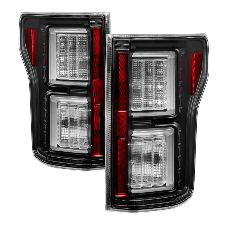 SPYDER Ford F150 2015-2017 Light Bar LED Tail Lights - Black ALT-YD-FF15015-LBLED-BK 5083487