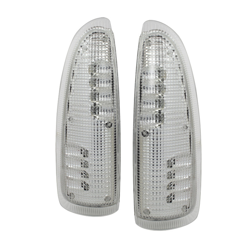 SPYDER xTune Ford Superduty F250-F650 03-07 Amber LED Mirror Signal Lens - Clear ACC-LED-FDSD99-MR-C 9924712
