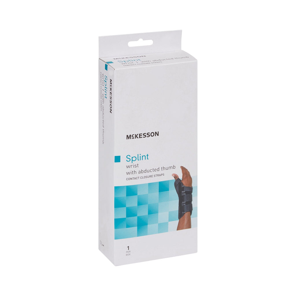 McKesson Left Wrist Splint with Abducted Thumb, Large 155-81-87317