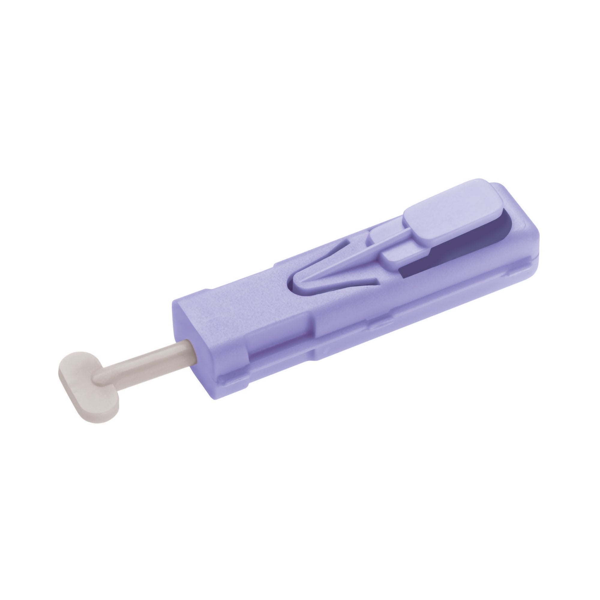 Safety Lancet Unistik 2 28 Gauge Retractable Push Button Activation Finger - AT 0747
