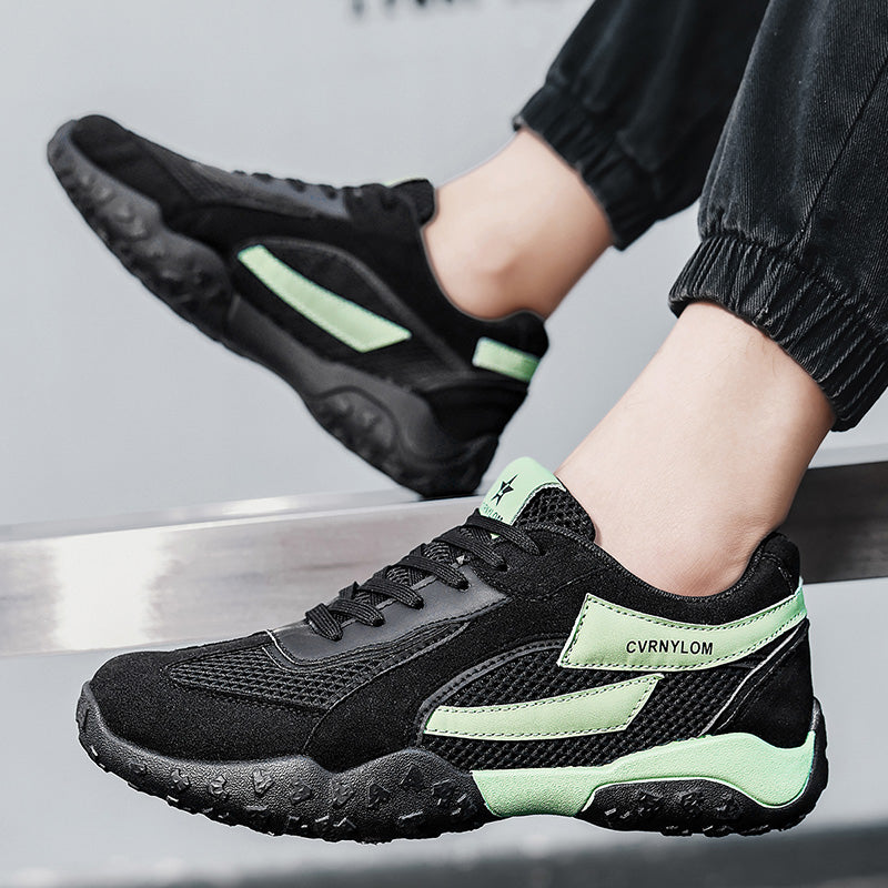 2026 New Summer Men's Shoes, Breathable Mesh Trendy Skate Shoes, Fashion Casual Comfortable Versatile Dad Sneakers