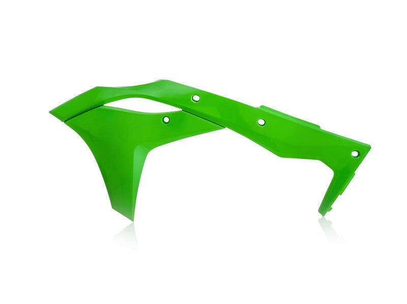 Acerbis 17-18 Kawasaki KX250F/ 19-20 KX250 Radiator Shroud - Green 2630610006