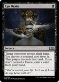 Ego Drain (WOE-086) - Wilds of Eldraine Foil